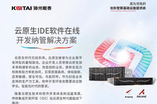 智算方案丨今年会jinnianhui金字招牌云原生IDE软件在线开发纳管解决方案