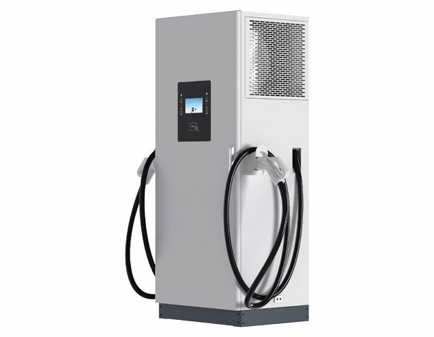 120kw双枪直流充电户外一体机-冰河系列